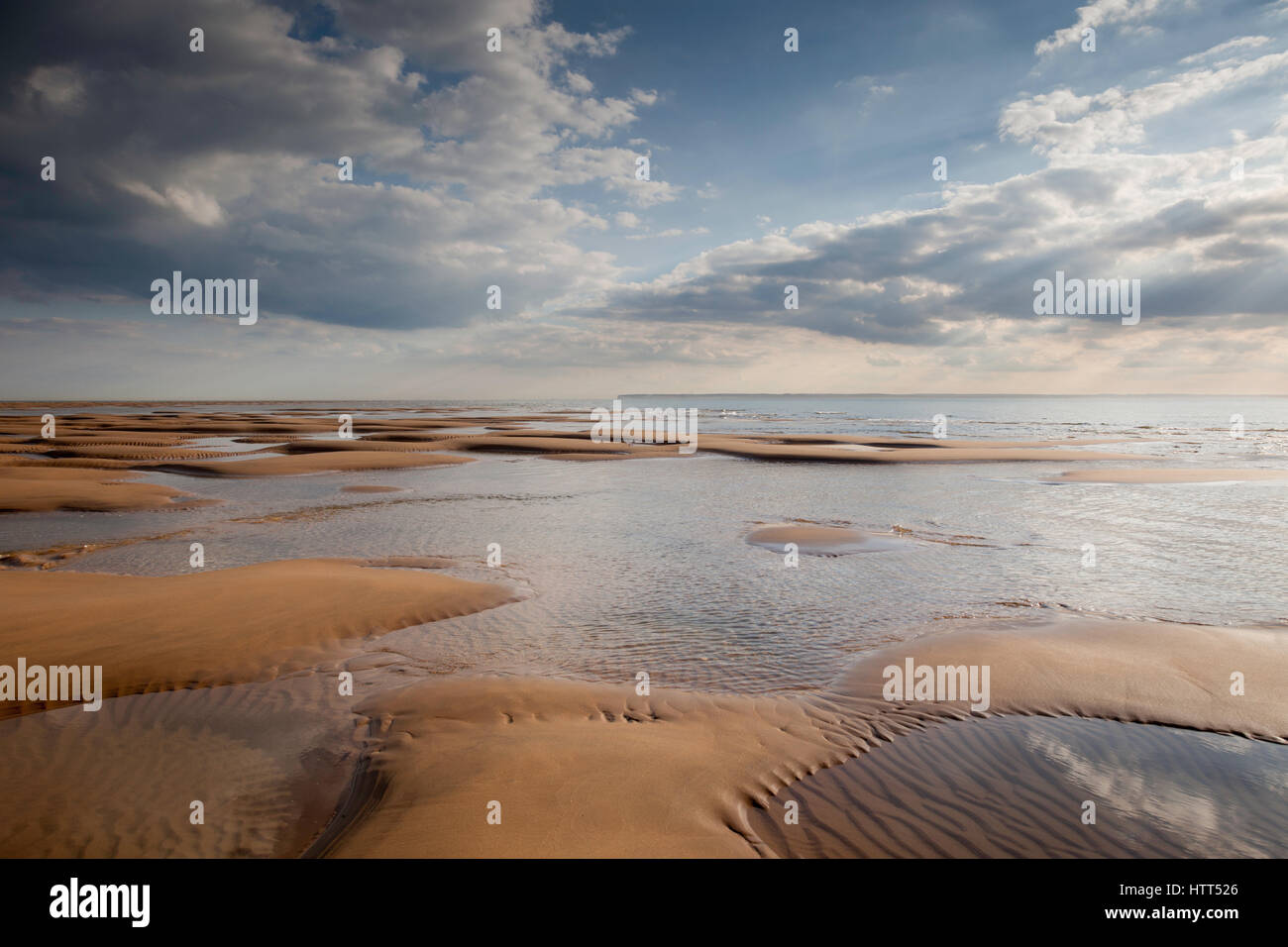 La prima a essere dragati Goodwin Sands nel Canale della Manica al largo della costa della trattativa, Kent, Regno Unito. Foto Stock