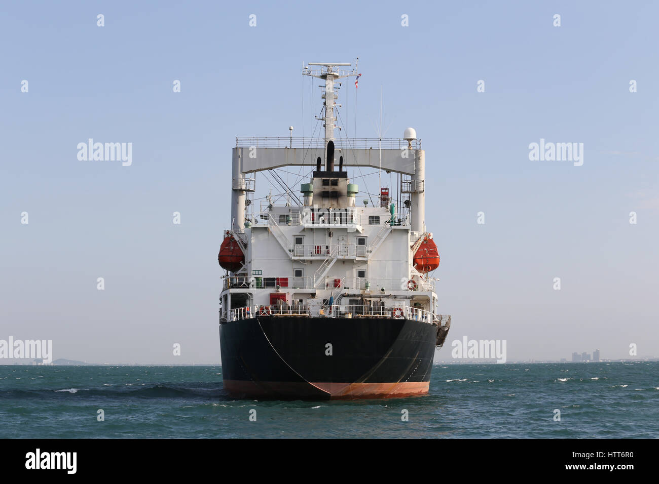 Marine cargo in mare,il trasporto internazionale delle attività di logistica. Foto Stock