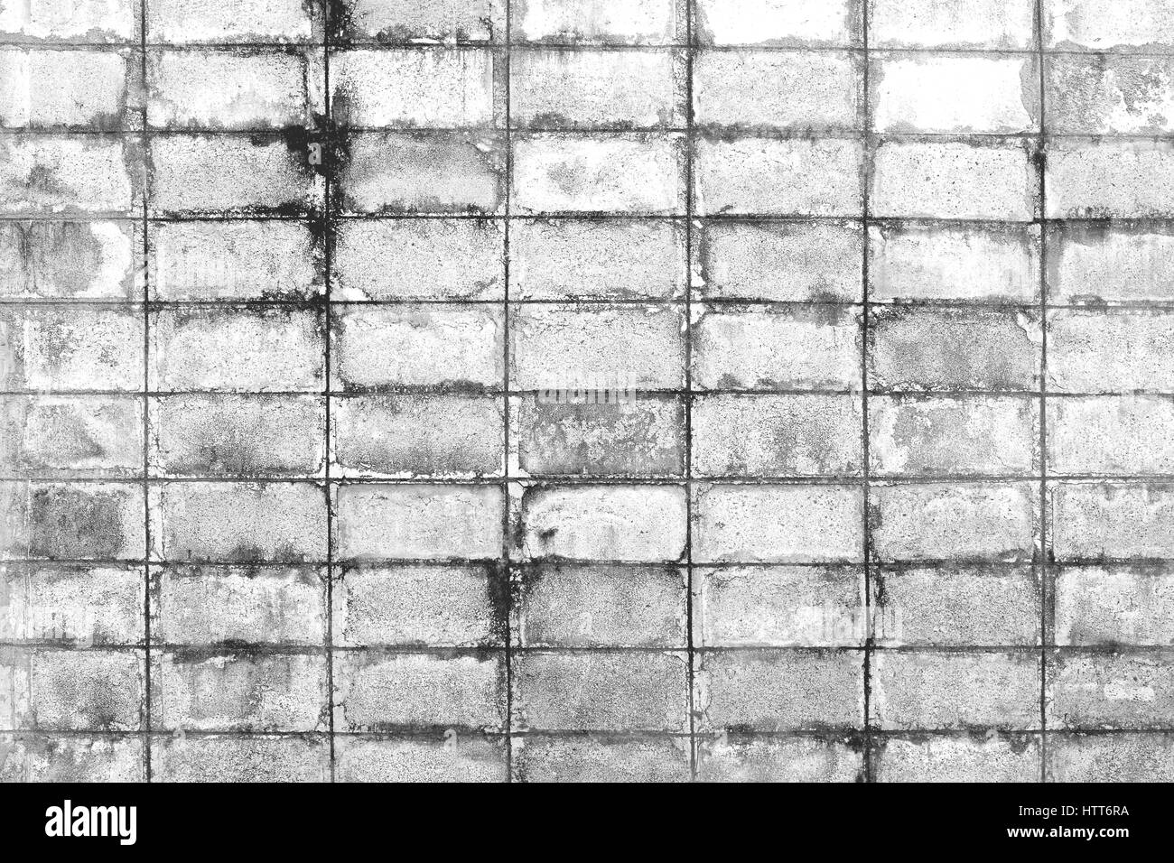 Superficie bianca del vecchio weathered brick sfondo concreto per la progettazione. Foto Stock