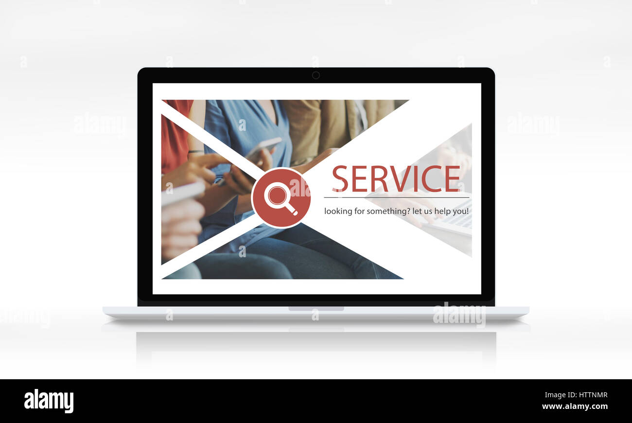 Il servizio di supporto Contattaci Informazioni Concept Foto Stock