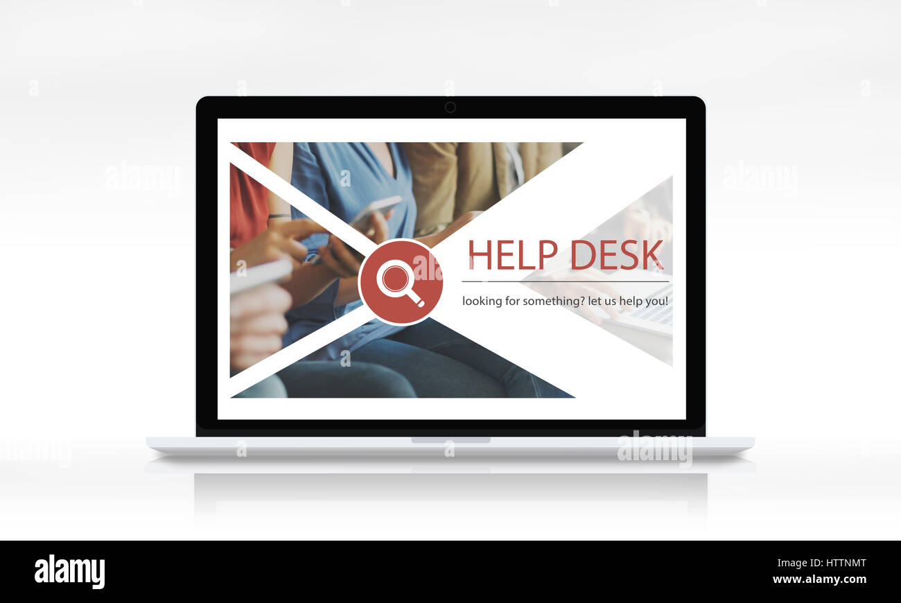 Il servizio di supporto Contattaci Informazioni Concept Foto Stock