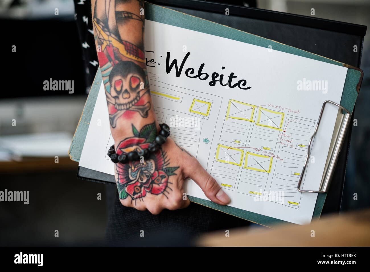 Web Design Creative Design Creatività idee Connection Foto Stock