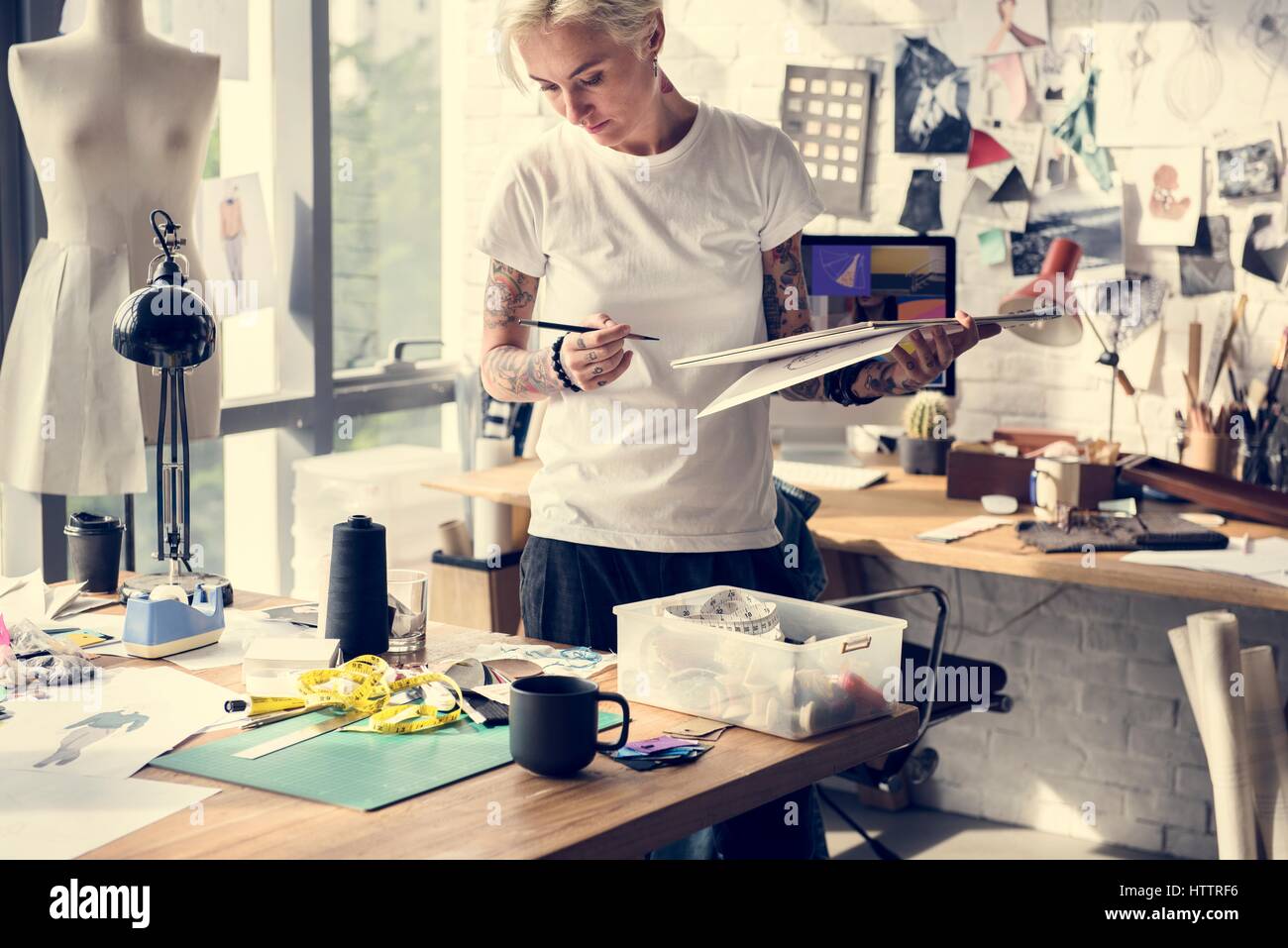 Creative Design vestire moda Concetto elegante Foto Stock