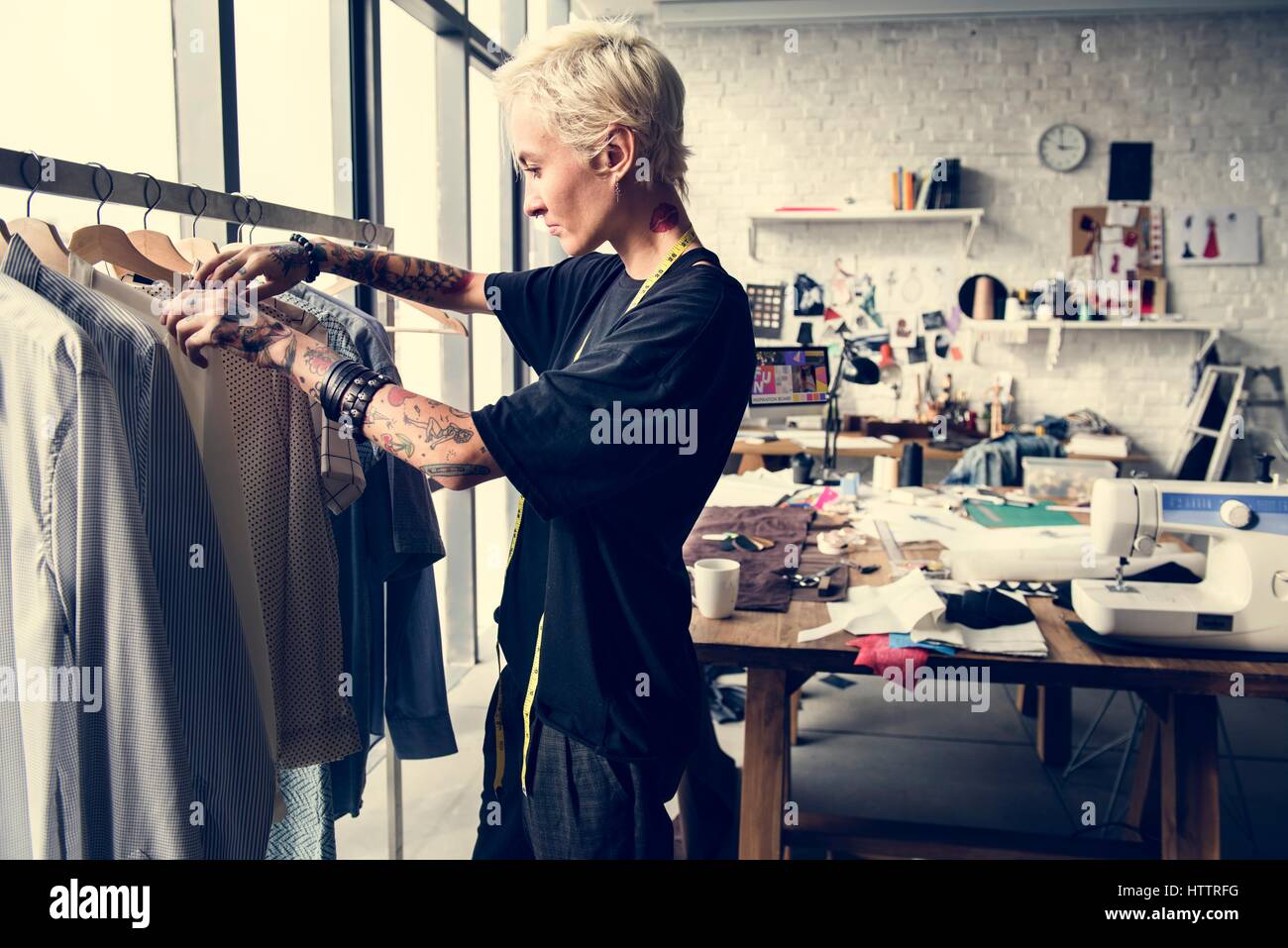 Creative Design vestire moda Concetto elegante Foto Stock