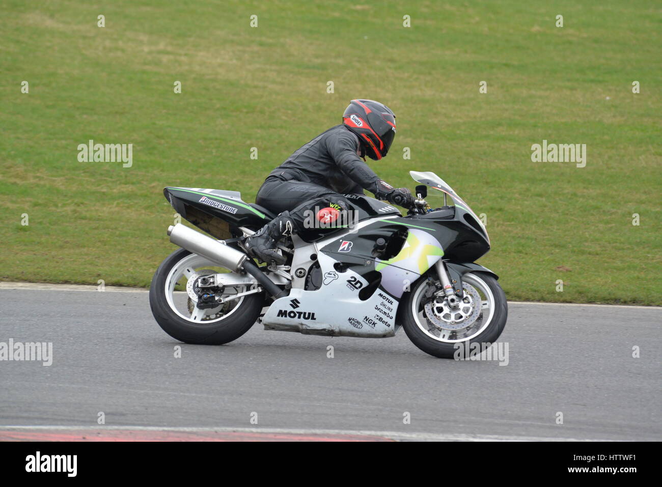 Moto via giorno Foto Stock