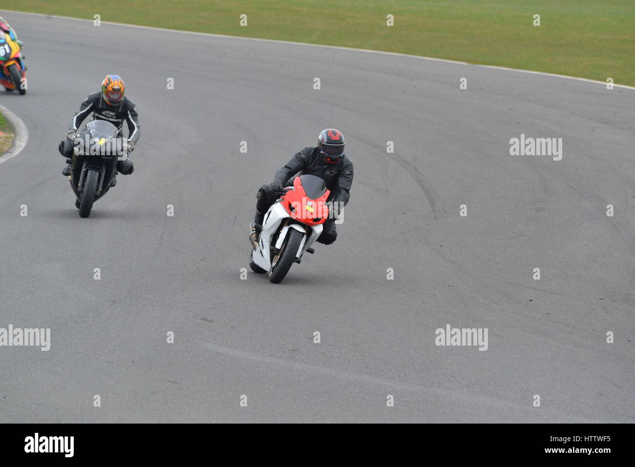 Moto trackday Foto Stock