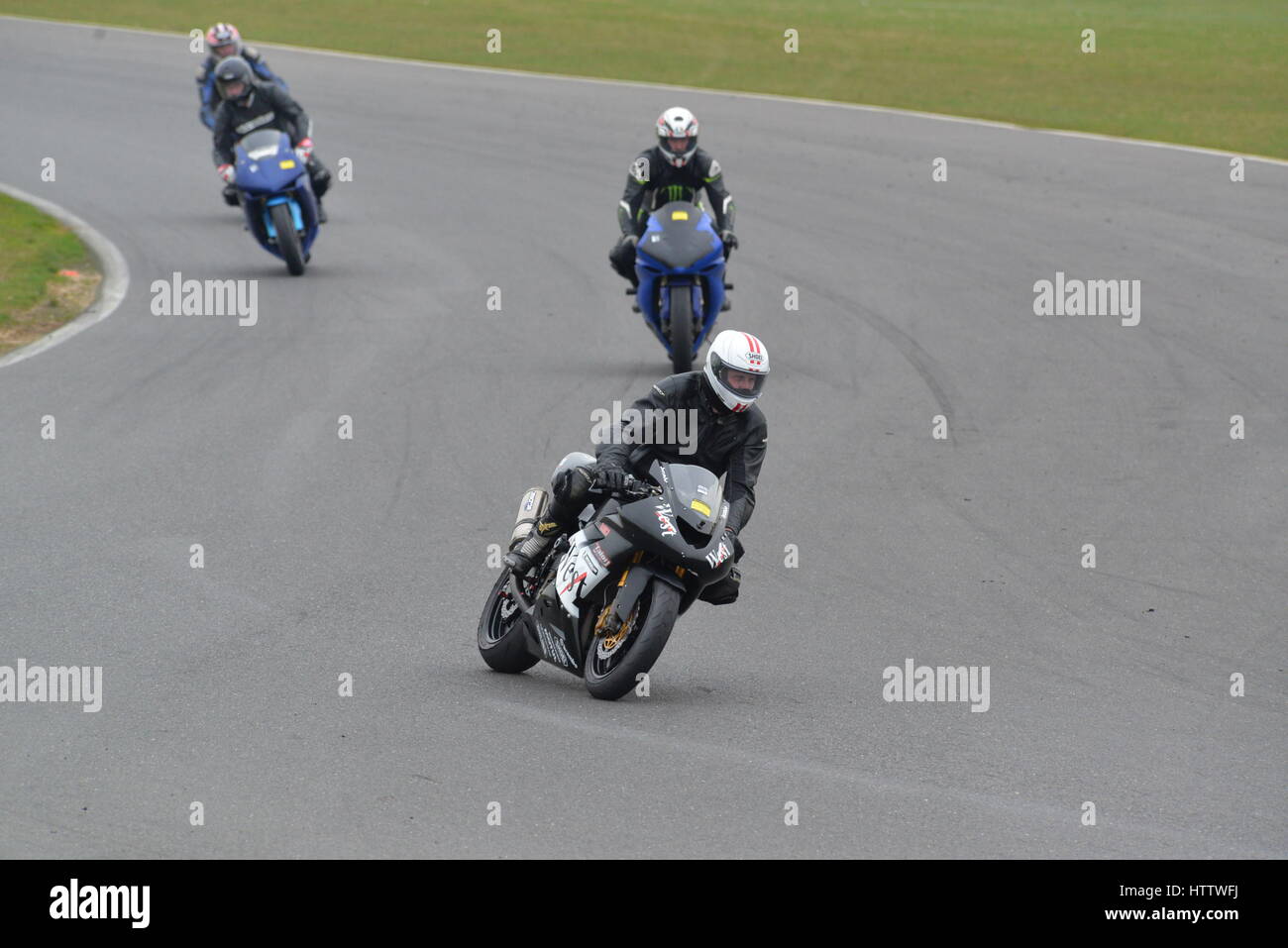 Moto trackday Foto Stock