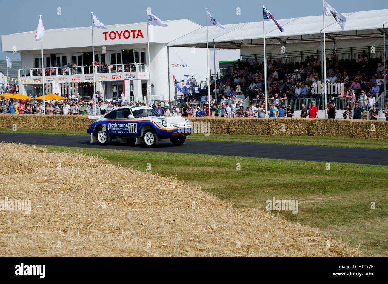 Goodwood Festival of Speed Classic Car racing sport event nel Sussex Foto Stock