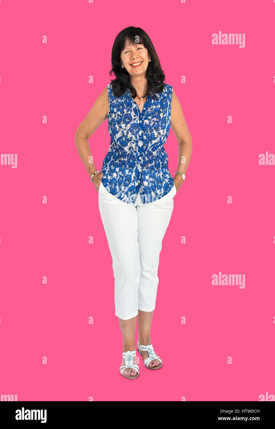 Studio ritratti Persone gara Foto Stock