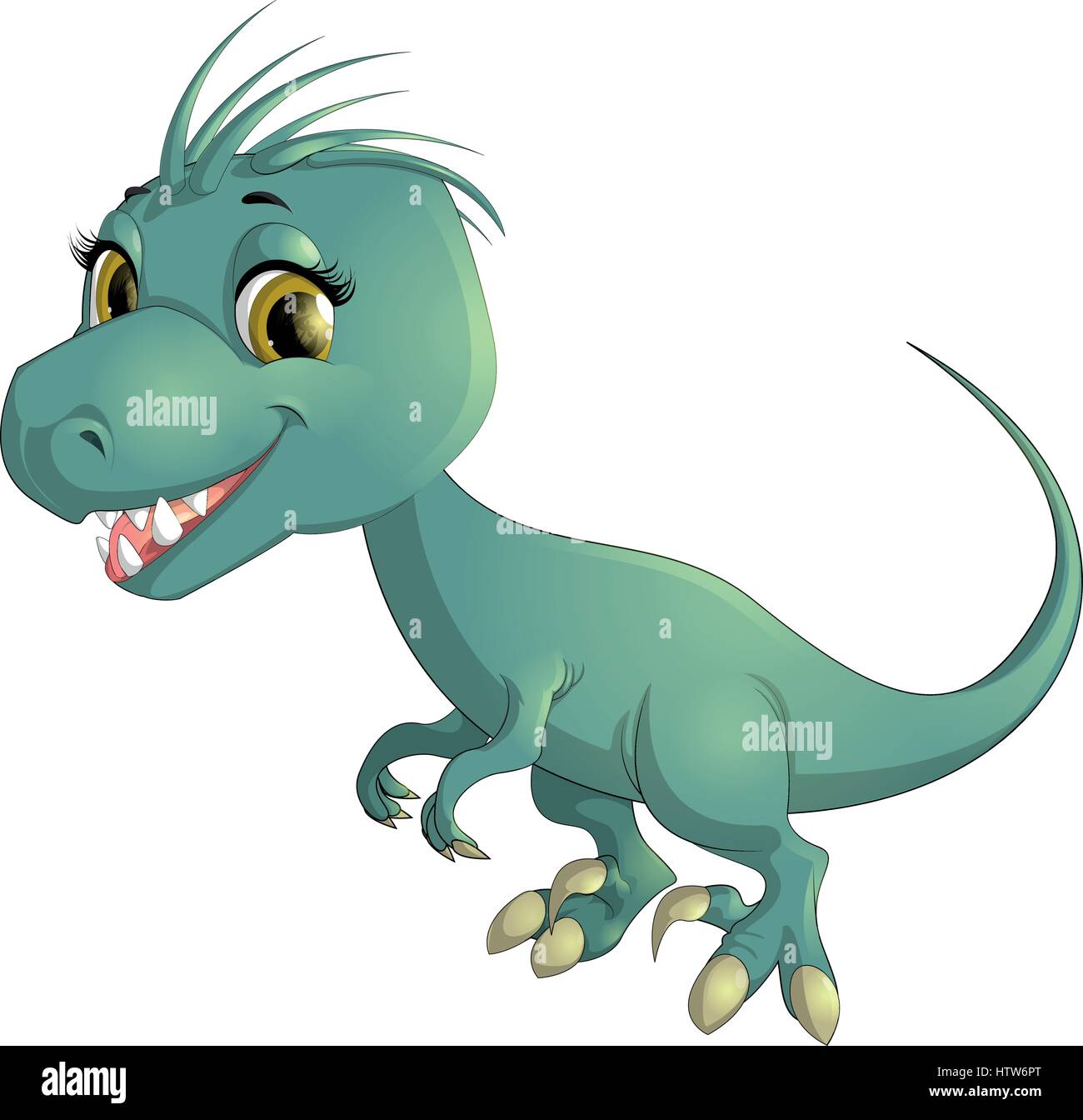 Bella stecca dinosauro Illustrazione Vettoriale