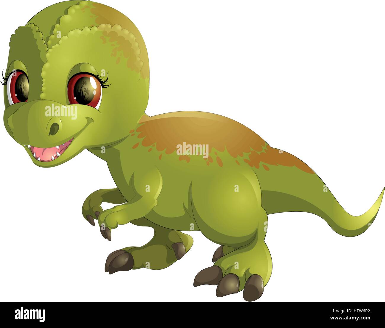 Bella stecca dinosauro Illustrazione Vettoriale