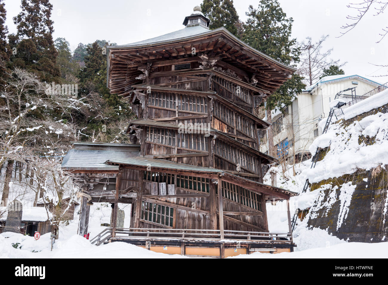 Sazaedo, Aizuwakamatsu Città, Fukushima Prefettura, Giappone Foto Stock