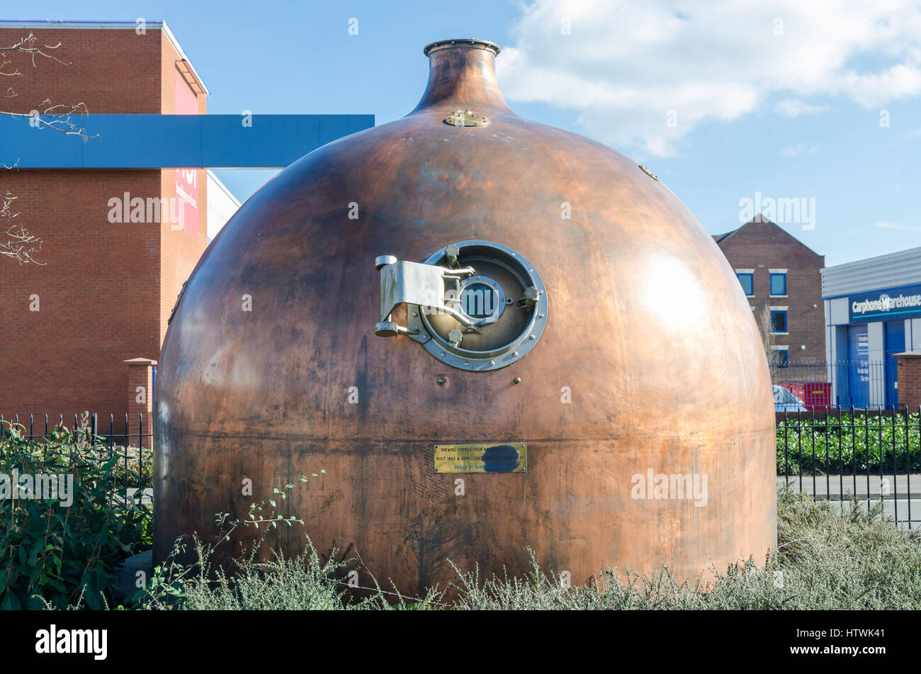 La fabbrica di birra nazionale centro in Burton-upon-Trent, Staffordshire Foto Stock