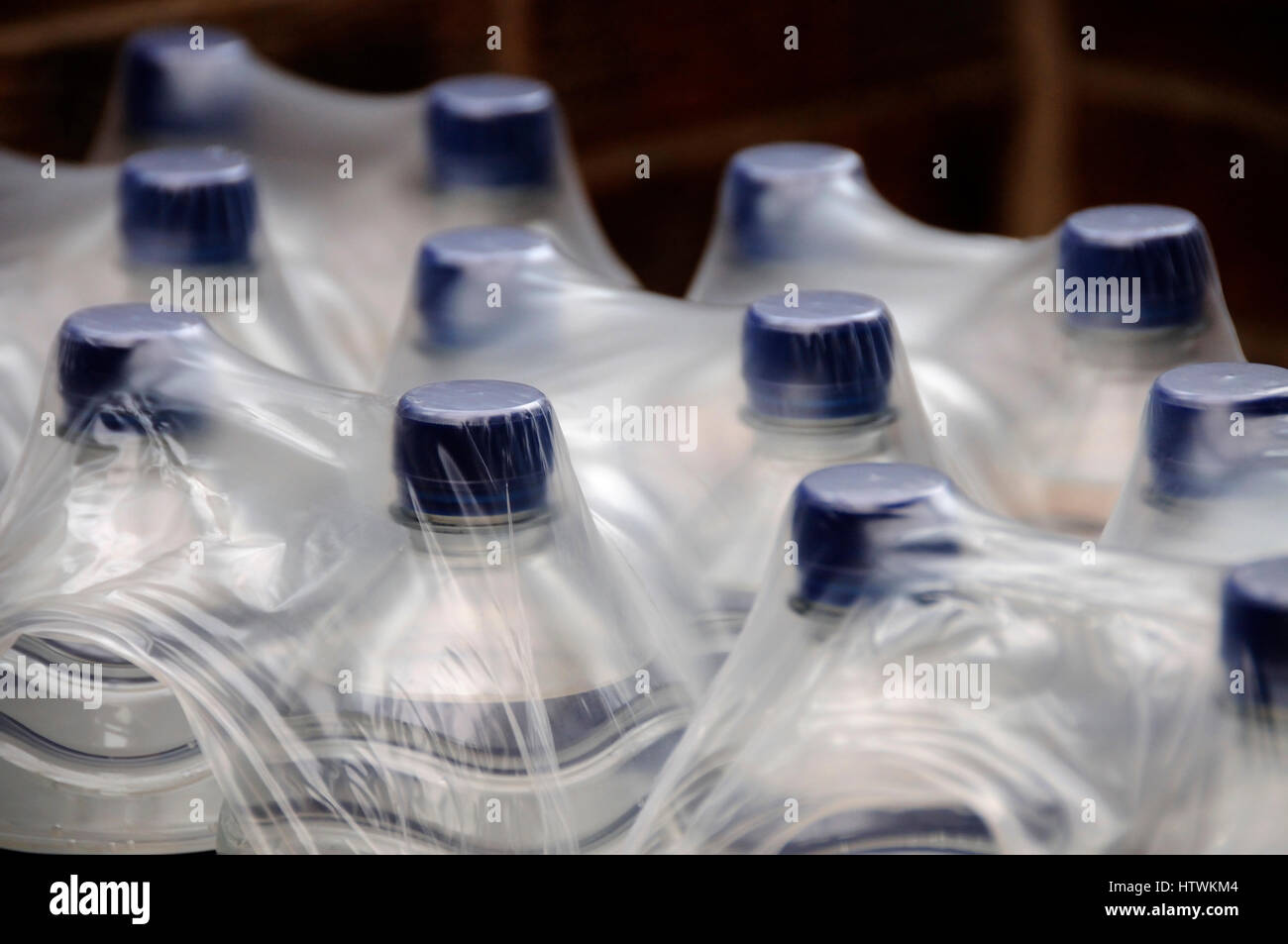 acqua in bottiglia Foto Stock