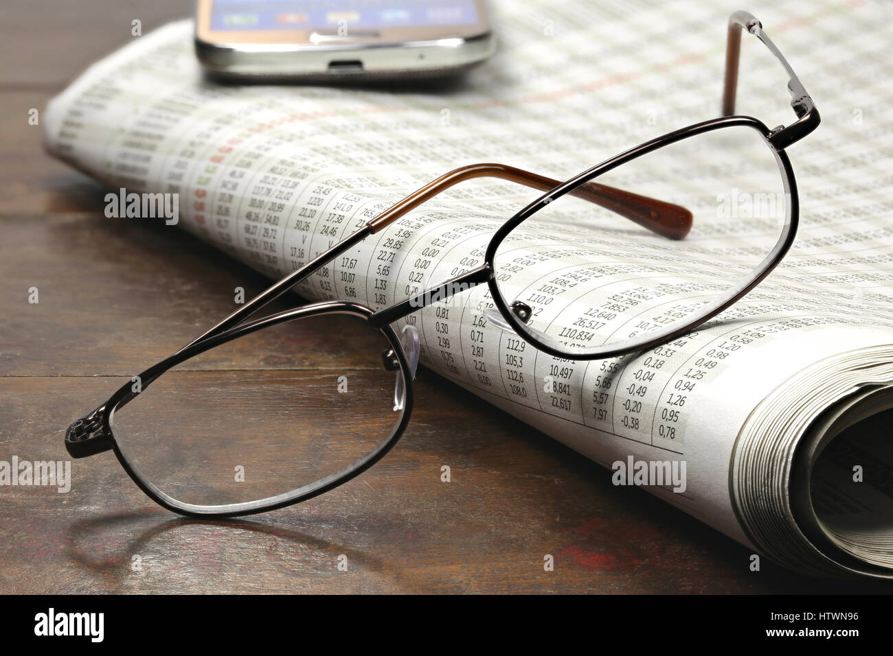 Quotidiano con citazioni di stock Foto Stock