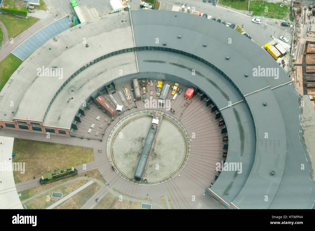 Museo delle ferrovie - Toronto - Canada Foto Stock