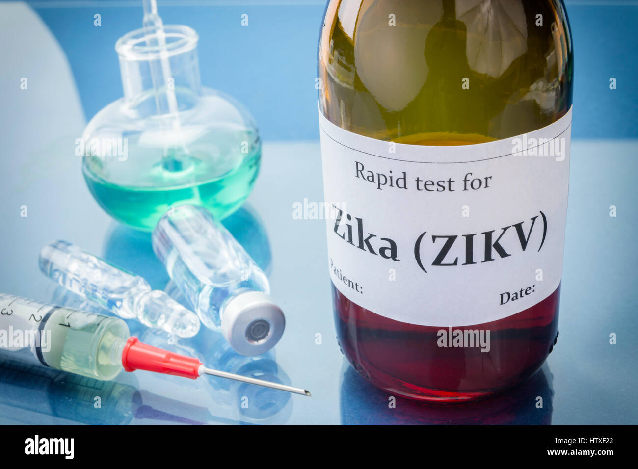 Test per la ricerca di Zika (ZIKV) Foto Stock