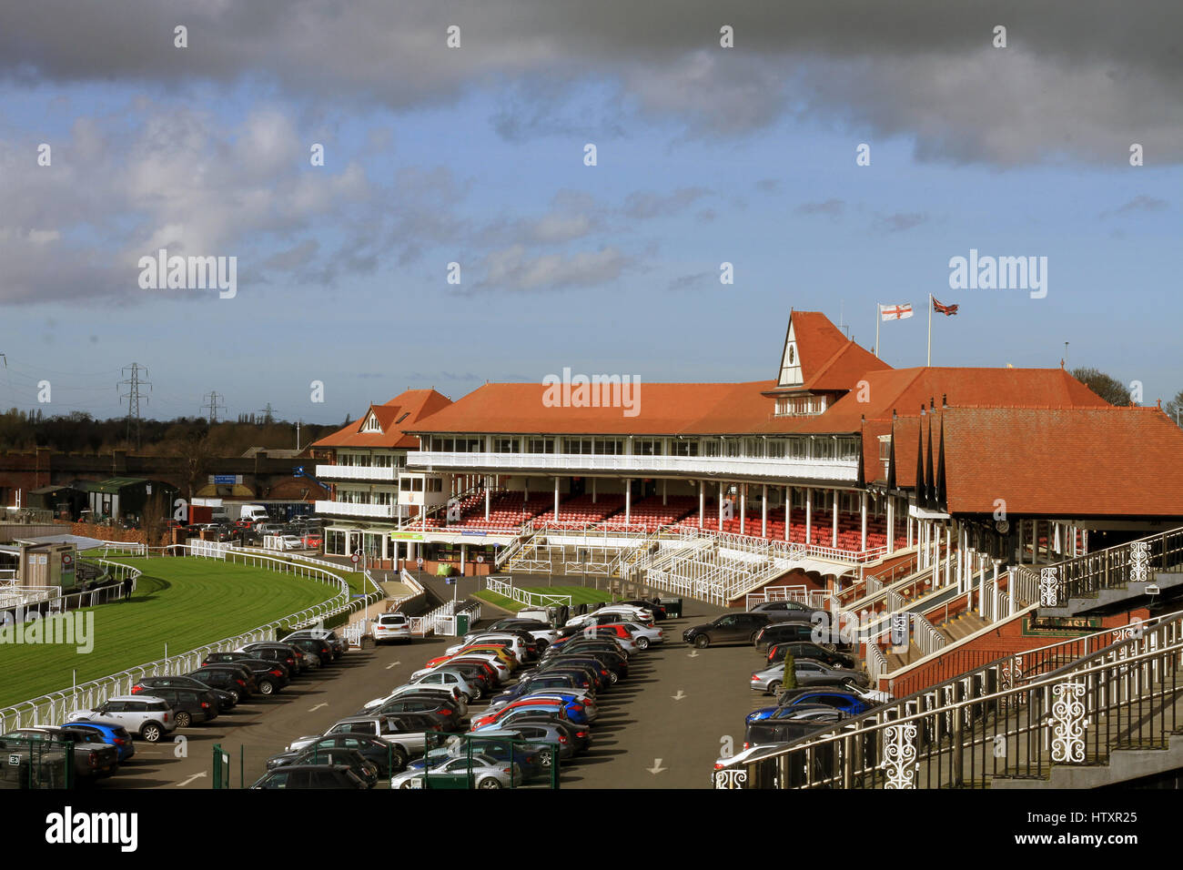 Chester race course Foto Stock