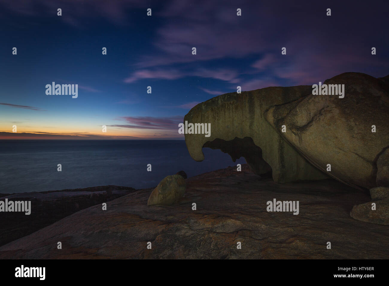 Remarkable Rocks - Kangaroo Island, Sud Australia Foto Stock