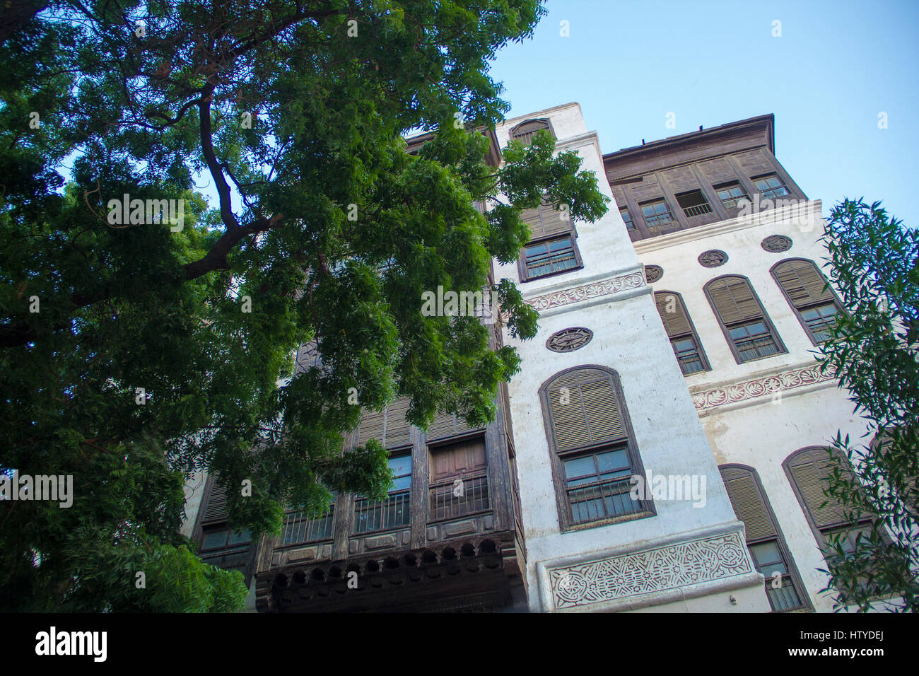 Zigzag Abha strada di montagna, Regno dell'Arabia Saudita, Medio Oriente Foto Stock