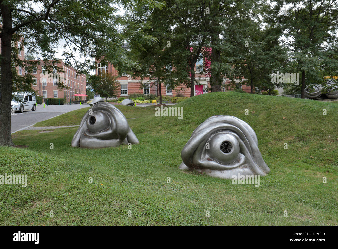 Parte del 'occhi' arte di installazione da Louise Bourgeois in Williamstown, Berkshire County, Massachusetts, Stati Uniti. Foto Stock