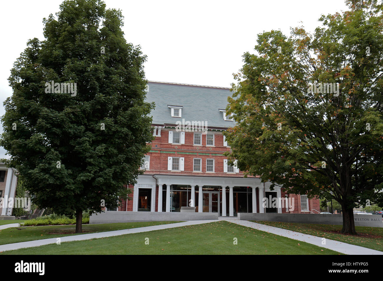 Weston Hall, Williams College, Williamstown, Berkshire County, Massachusetts, Stati Uniti. Foto Stock