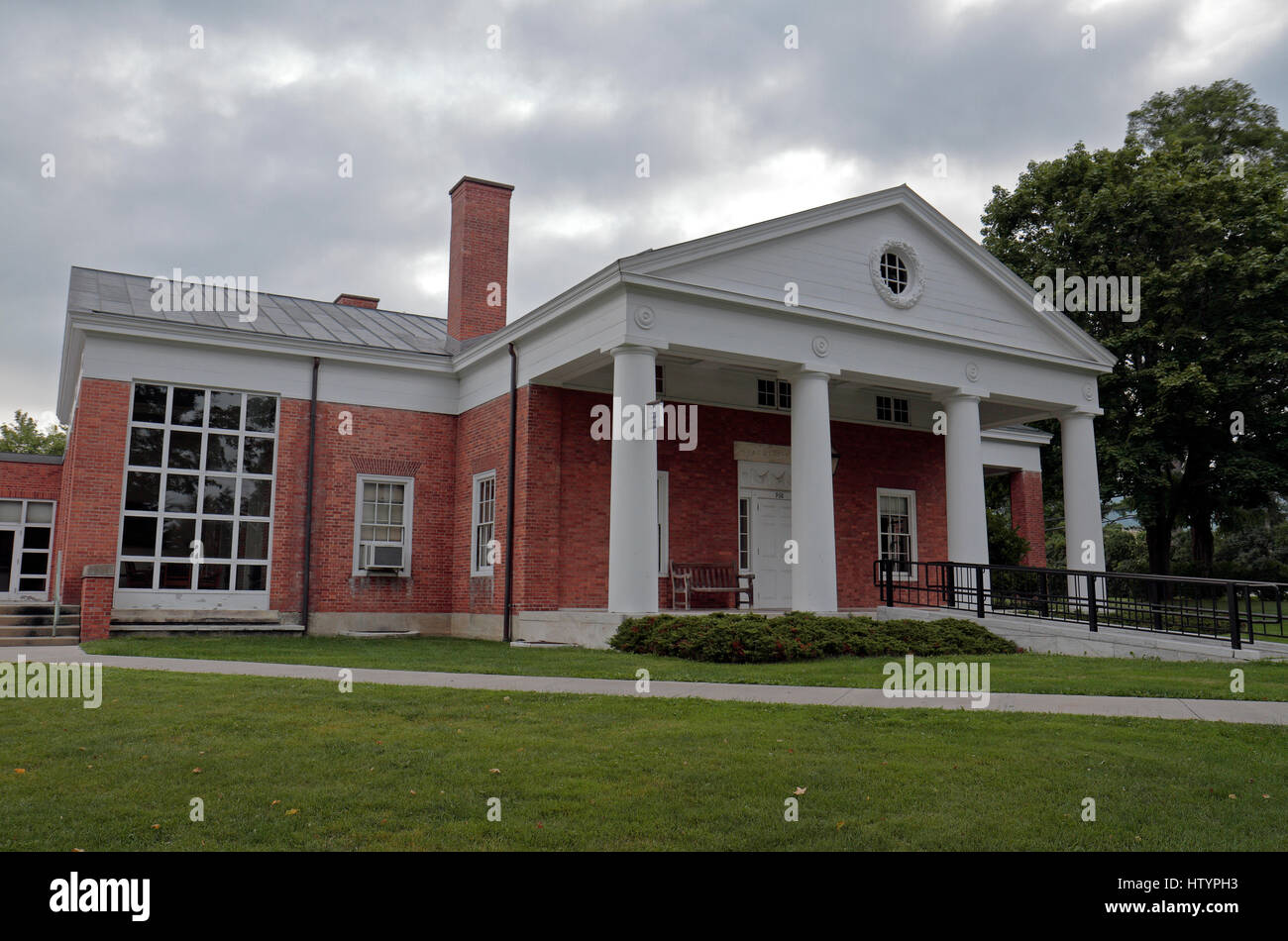 La casa di facoltà/Alumni Center, Williams College, Williamstown, Berkshire County, Massachusetts, Stati Uniti. Foto Stock