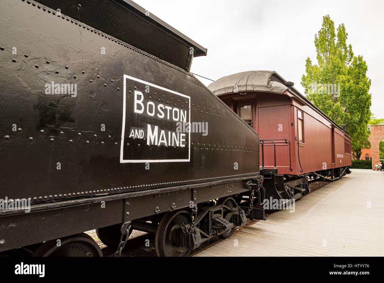 Stazione ferroviaria dal passato Foto Stock