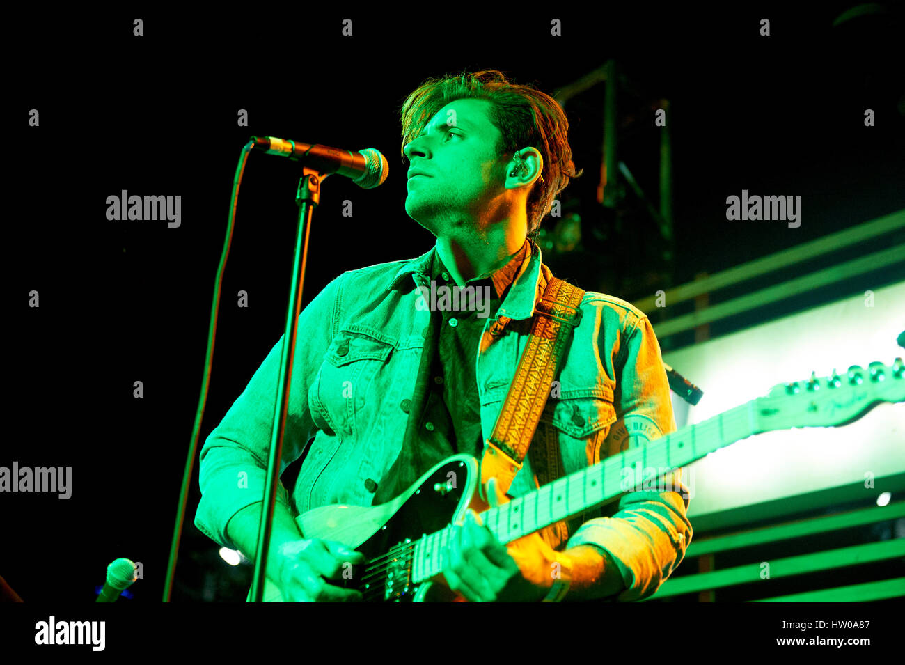 Austin, TX, Stati Uniti d'America xiv Mar, 2017 Lo Luna eseguire a Levi's avamposto al SXSW 2017 il 14 marzo 2017 di Austin in Texas Foto Stock