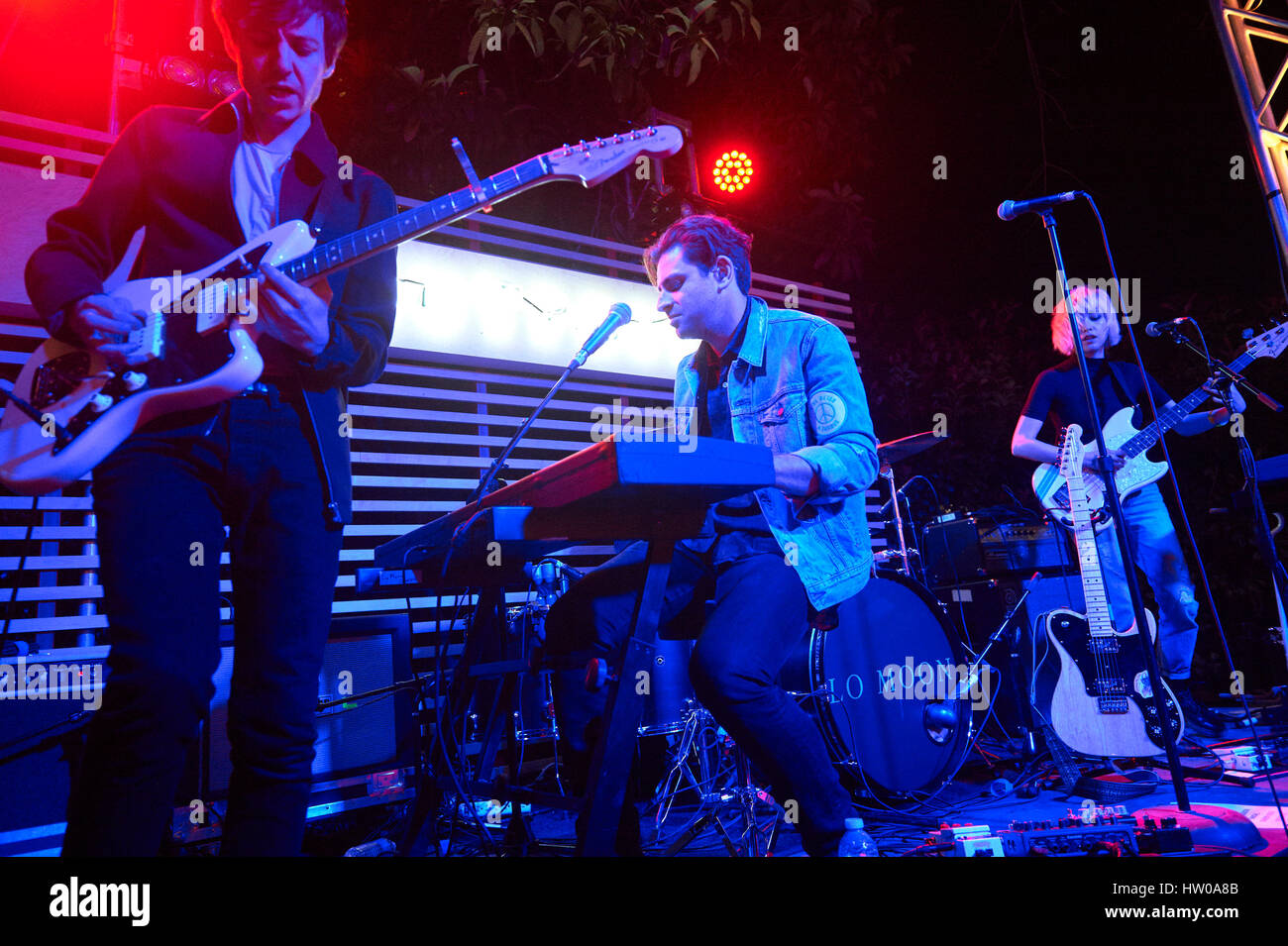 Austin, TX, Stati Uniti d'America xiv Mar, 2017 Lo Luna eseguire a Levi's avamposto al SXSW 2017 il 14 marzo 2017 di Austin in Texas Foto Stock