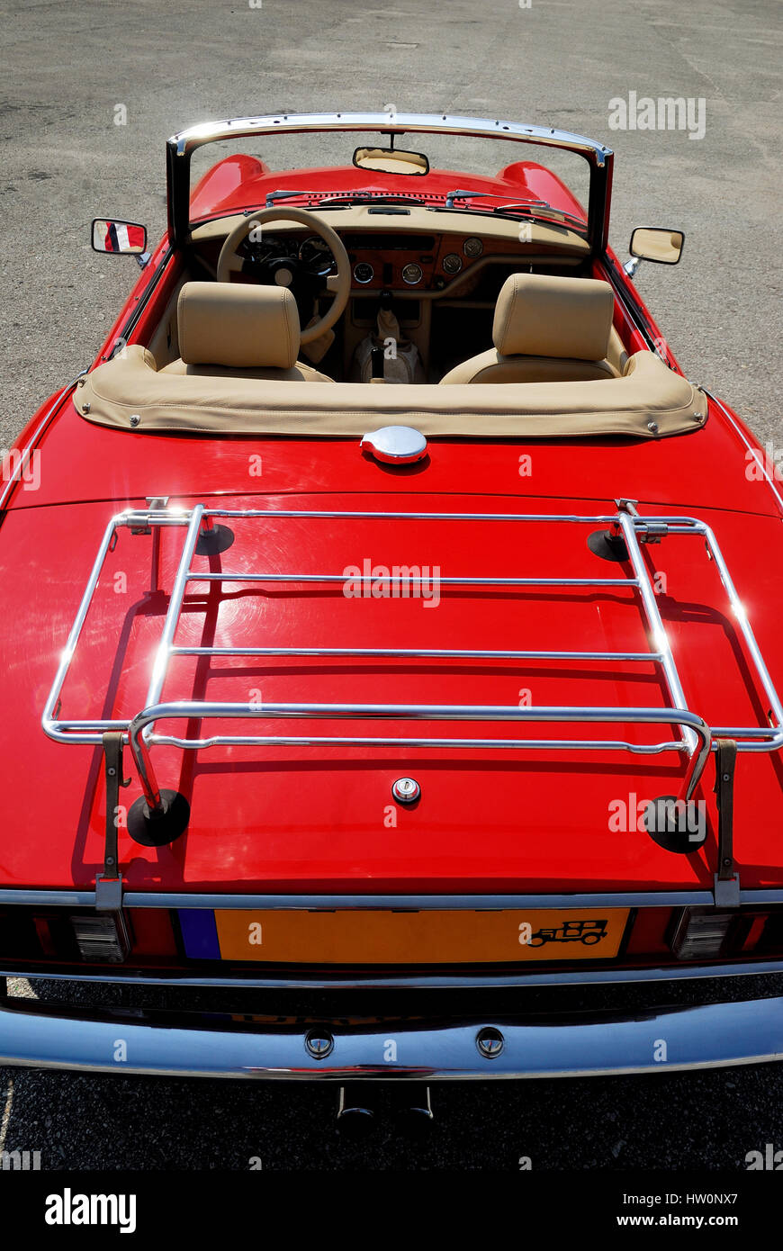 MG auto d'epoca, antica, auto, automobile, retro, paraurti, auto, cromato, classic, convertibile, giorno, design, guida, faro, stile di vita, lusso, Foto Stock