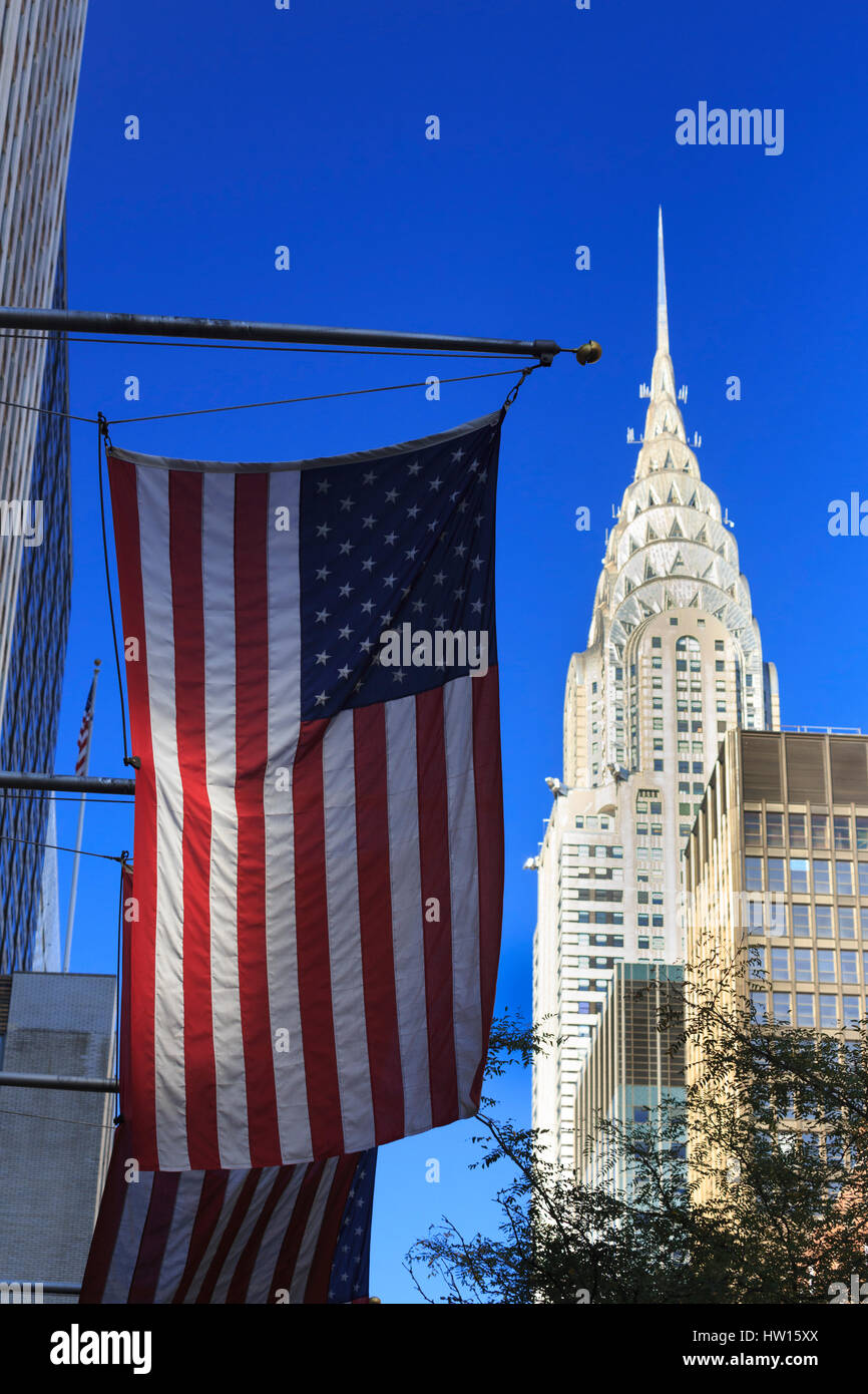 Stati Uniti d'America, New York New York City, Manhattan, Chrysler Building Foto Stock