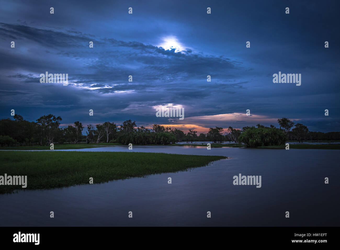 Acqua gialla - Kakadu National Park, Territorio del Nord Foto Stock