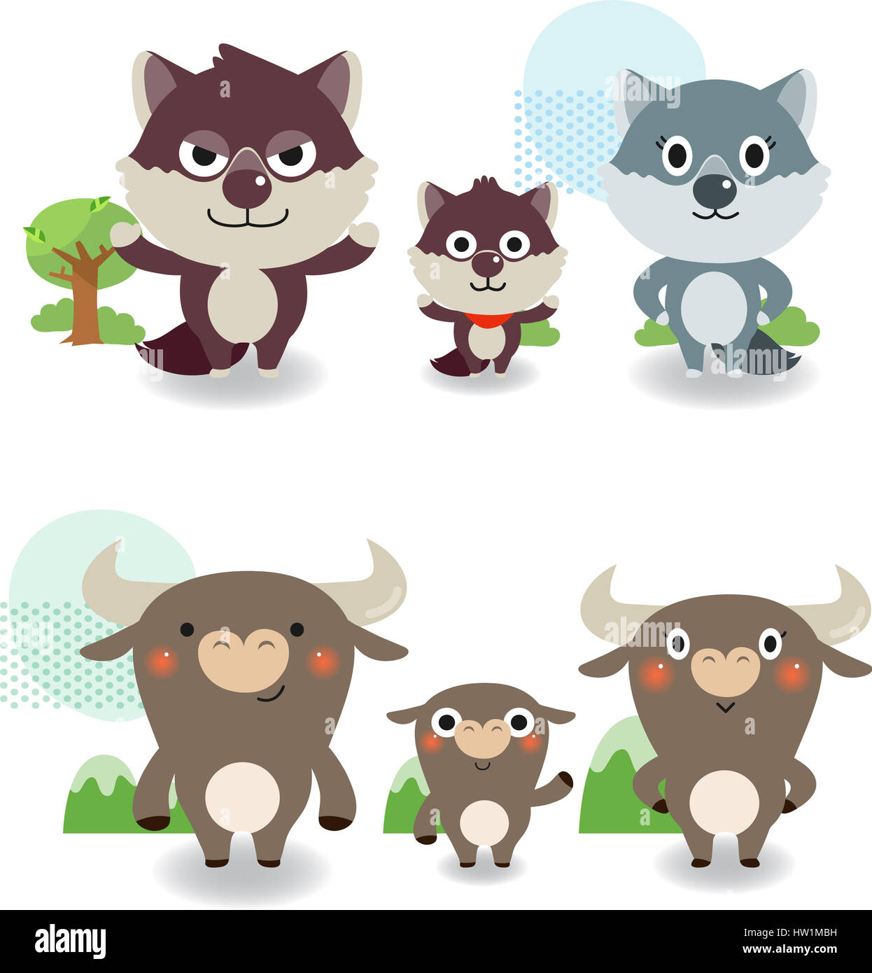 Bambini Cartoon mondo 3 Foto Stock