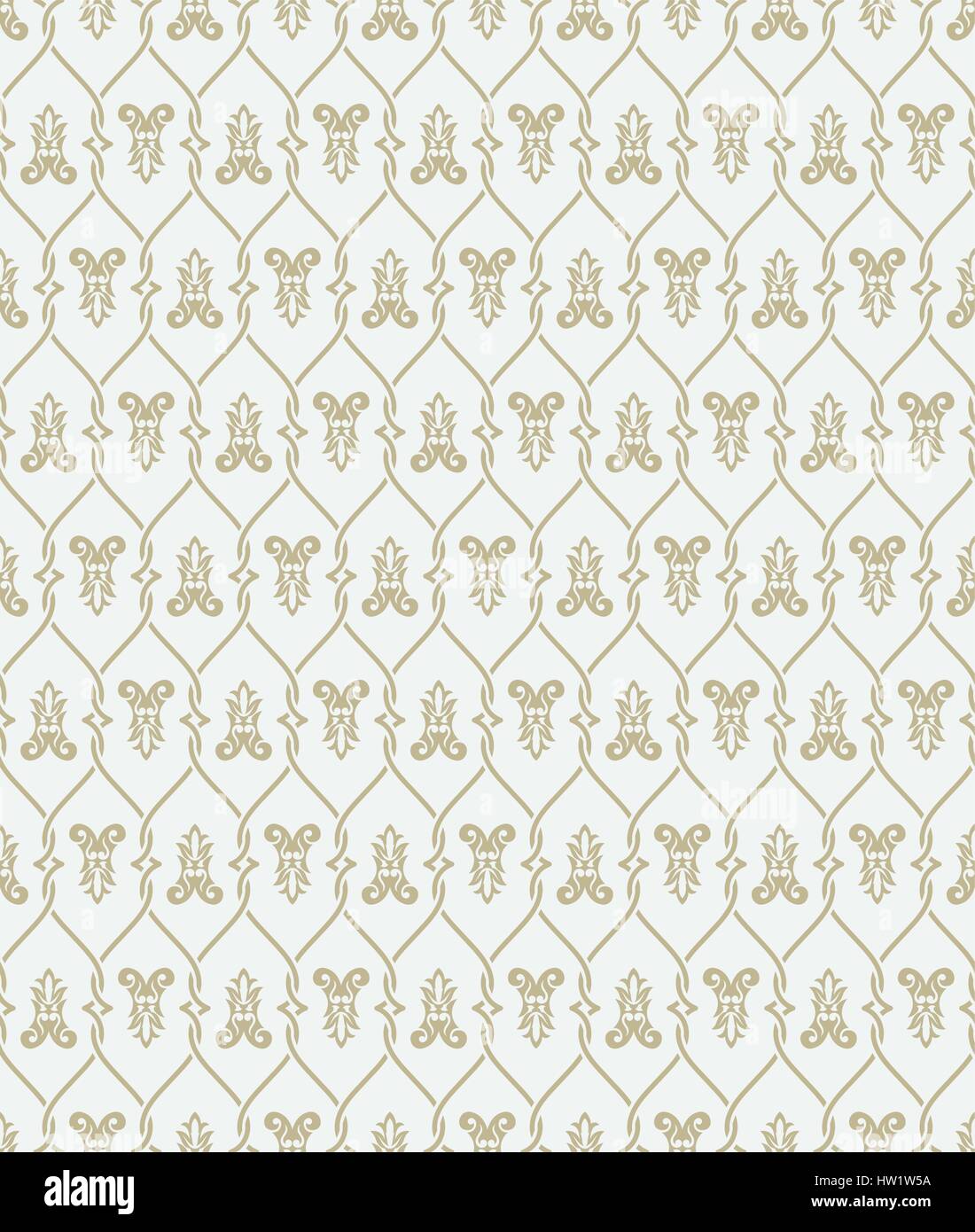 Seamless pattern in stile arabo. Abstract background islamico. Tradizionale orientale con texture che interseca le linee di curvatura. Elemento vettore di un grafico Illustrazione Vettoriale