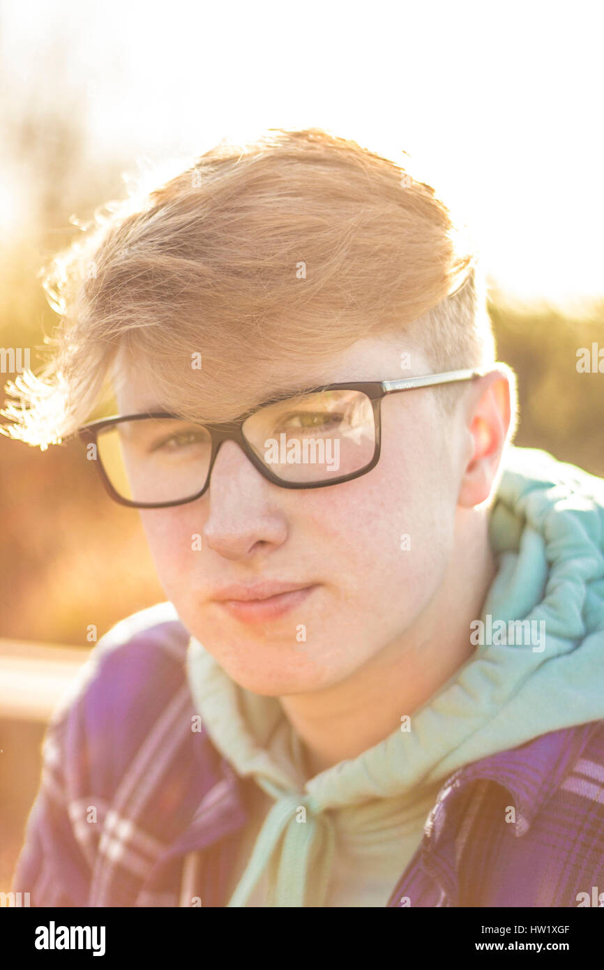 Ritratto di fotografia del modello Foto Stock