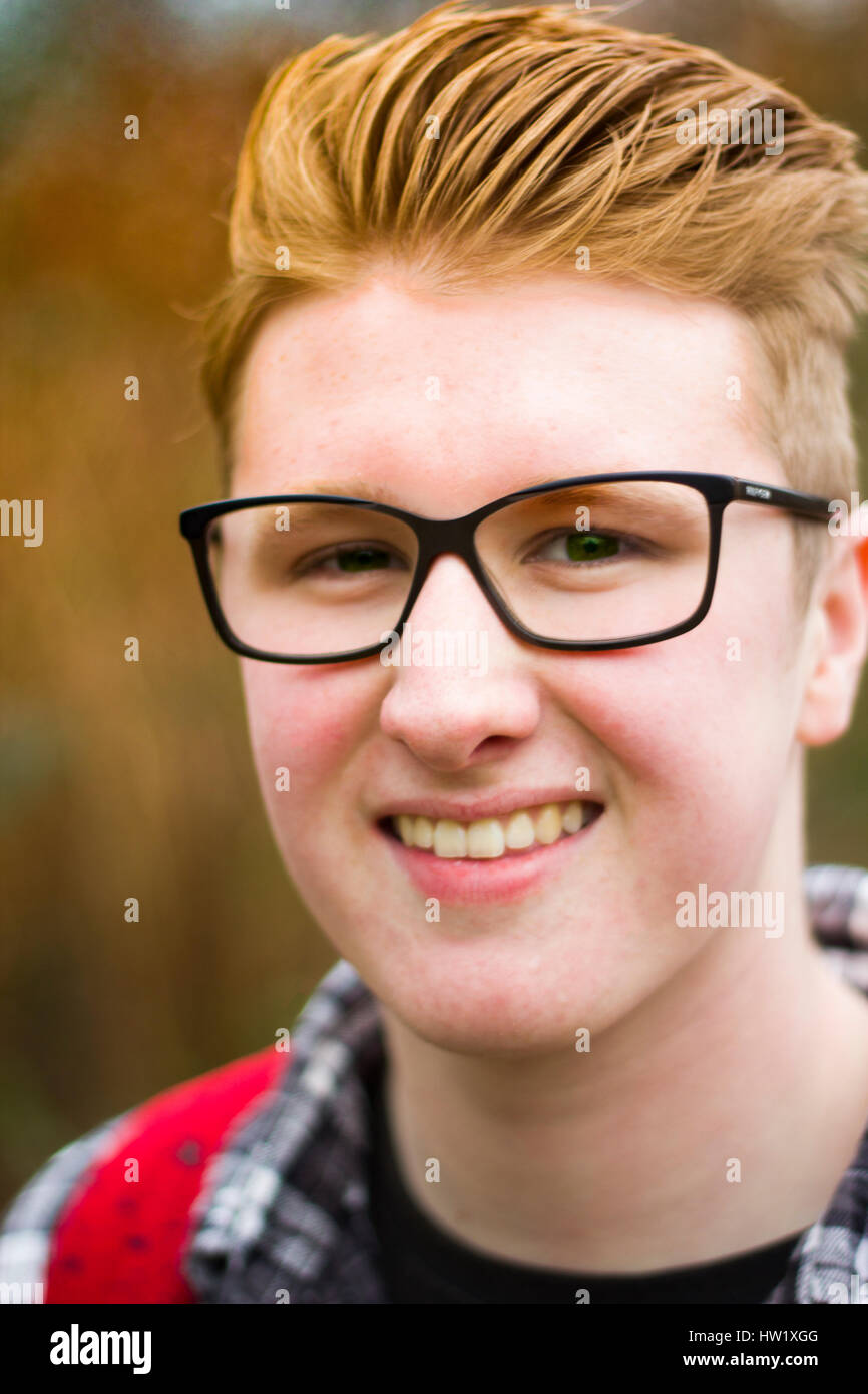 Ritratto di fotografia del modello Foto Stock