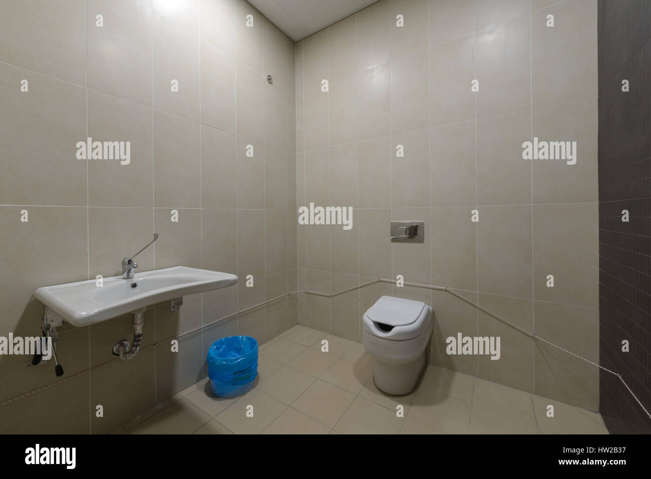 Disabili Toilette pubblica Foto Stock