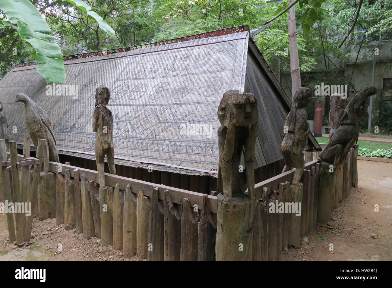 Il Vietnam museo di etnologia di Hanoi. Foto Stock