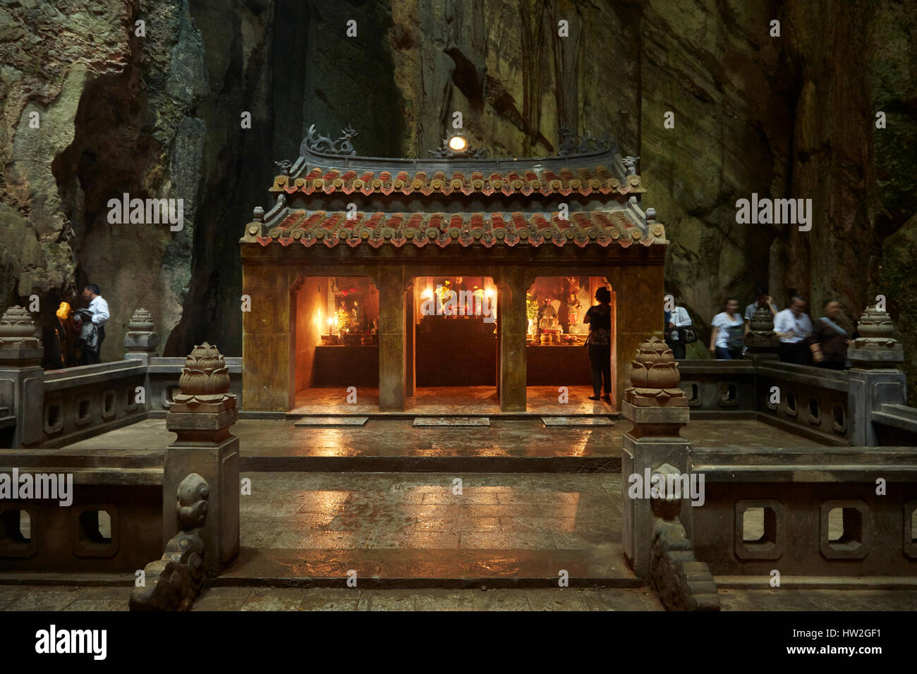 Santuario, Huyen Khong Grotta, montagne di marmo, Da Nang, Vietnam Foto Stock