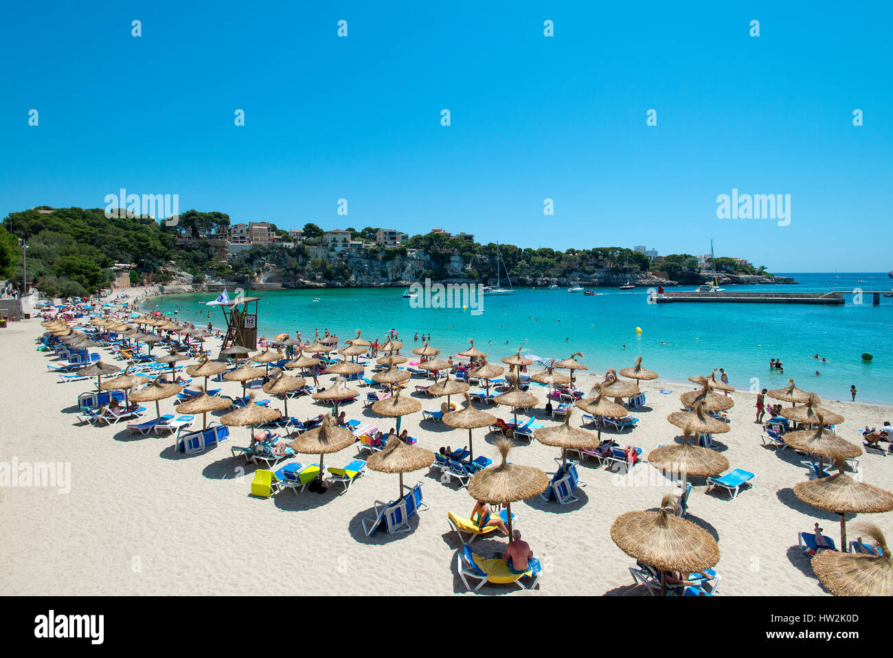 Porto Cristo, Mallorca, Baleares, Spagna Foto Stock
