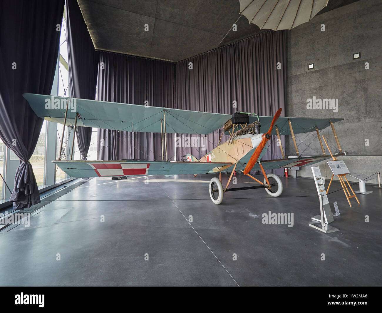 Albatros B.II presso il polacco Aviation Museum Cracovia in Polonia Foto Stock