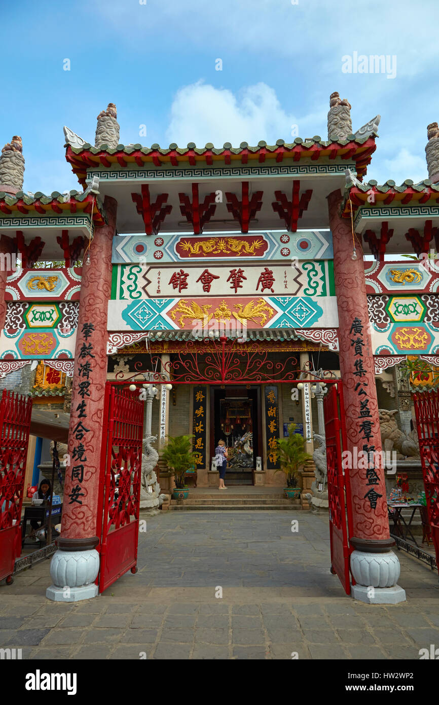 Quang Trieu Assembly Hall (1885), Hoi An (Patrimonio Mondiale dell'UNESCO), Vietnam Foto Stock