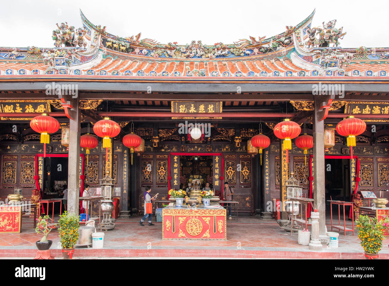 Cheng Hong Teng Temple, Malacca, Malaysia Foto Stock