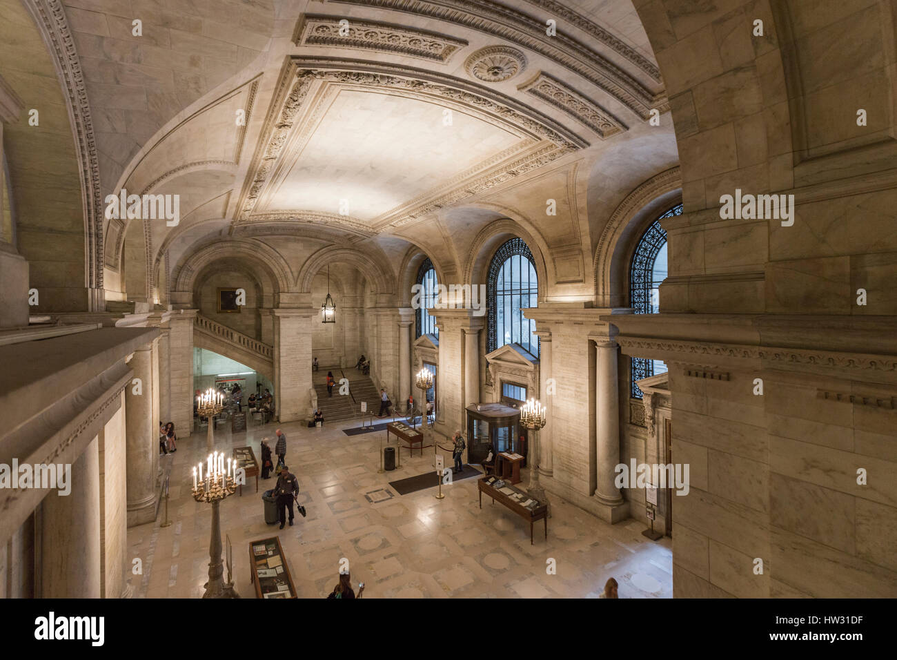 Stati Uniti d'America, New York New York City, Manhattan, National Public Library, sala principale Foto Stock