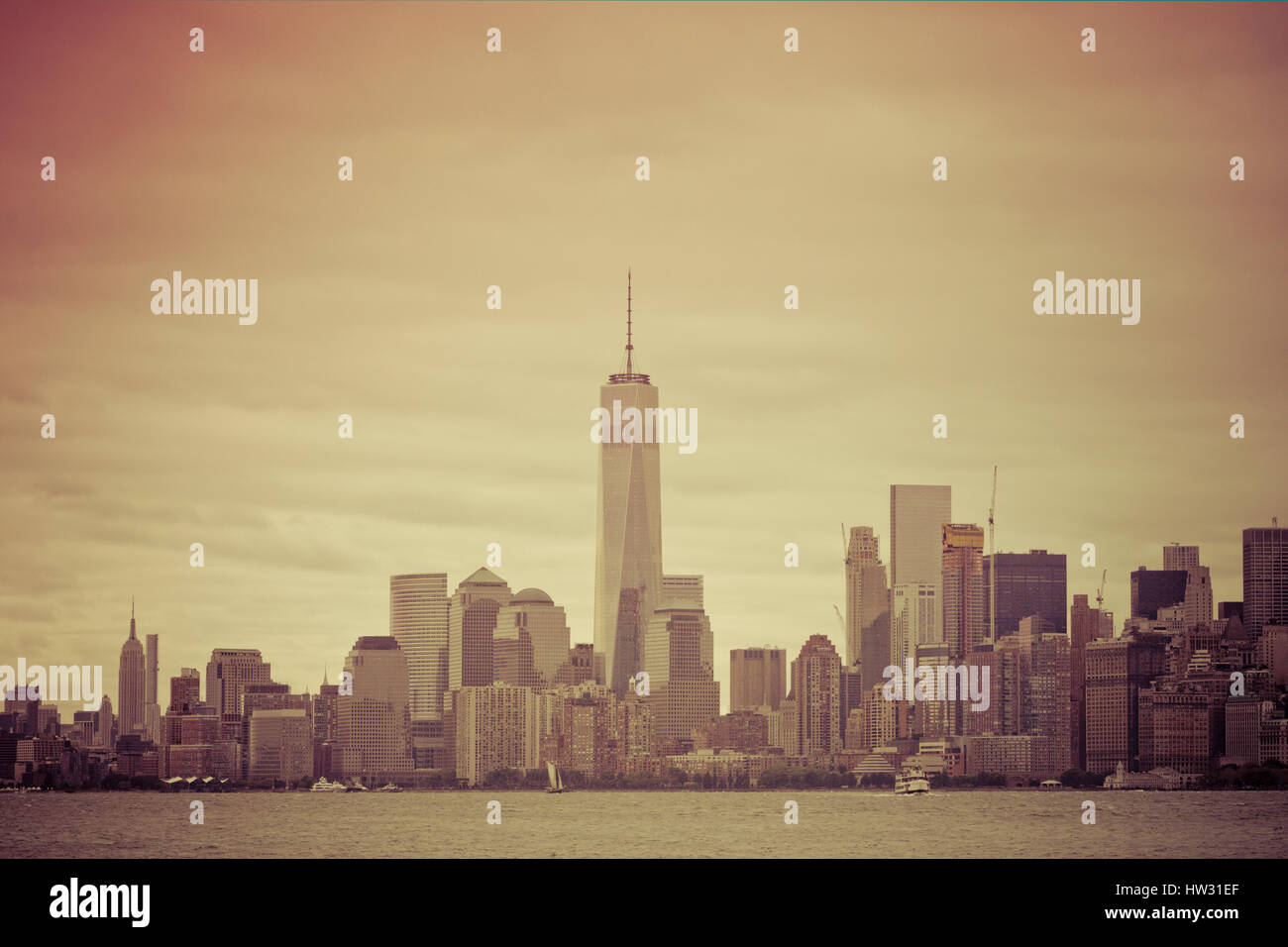 Stati Uniti d'America, New York New York City, la parte inferiore di Manhattan Foto Stock