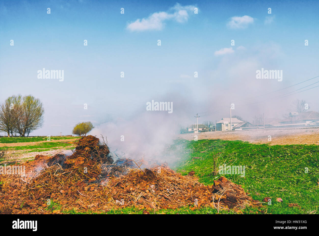 Inquinamento ambientale Foto Stock