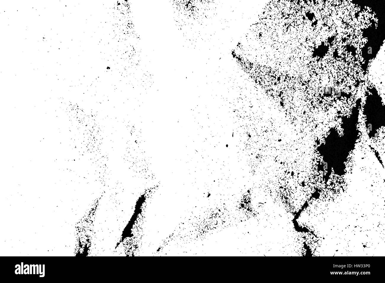 Isolato texture grunge di materiale cartaceo in bianco e nero, sfondo vintage risorsa. EPS10 vettore. Illustrazione Vettoriale