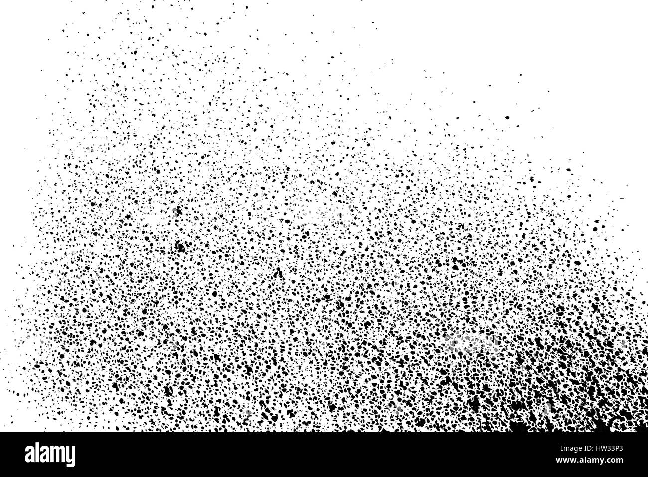 Spugna isolato la texture di sfondo, il vecchio stile in bianco e nero la risorsa per effetto di sovrapposizione o sporco dettaglio. EPS10 vettore. Illustrazione Vettoriale