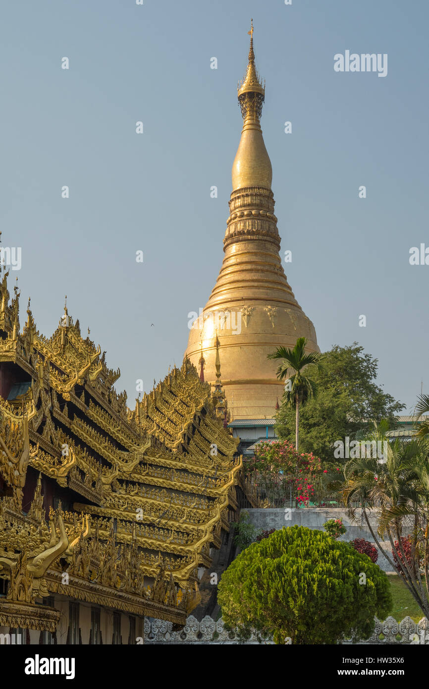 Pagoda Schwedagon, Yangon, Myanmar Foto Stock